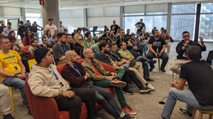 Students attending Qubic Hackathon